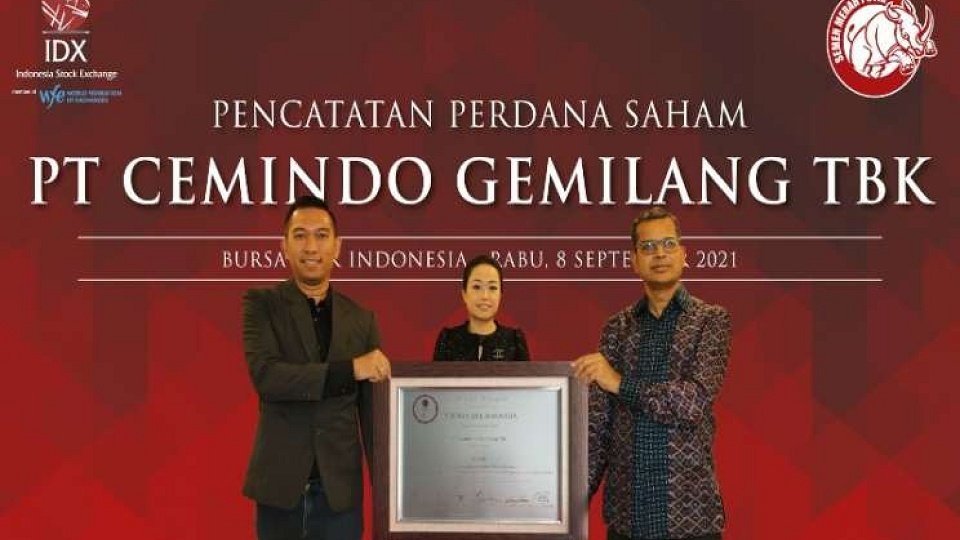 Raih Dana IPO Rp1,17 Triliun, Saham Cemindo (CMNT) Melonjak 25 Persen