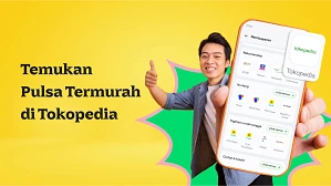 Beli Pulsa Termurah di Tokopedia Pakai GoPay