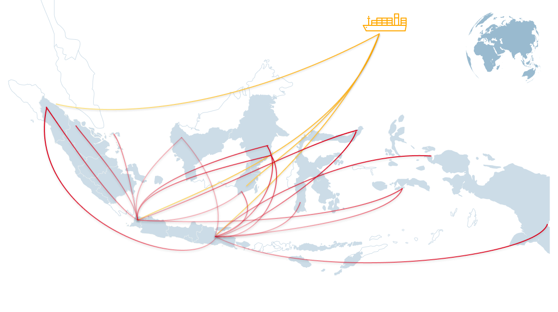 Map of Sea Service