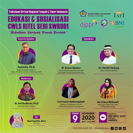 Talkshow Virtual Regional Tengah dan Timur Indonesia Edukasi dan Sosialisasi CWLS Ritel Seri SWR001